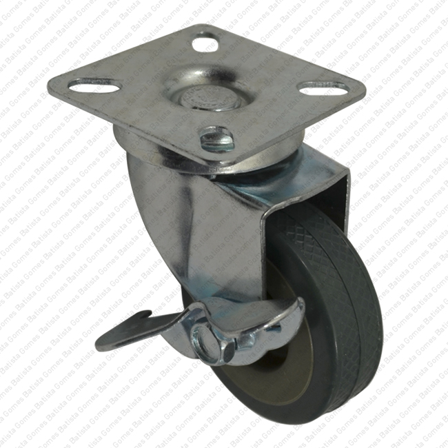 Roda girat�ria �50 / �75 - Cinza